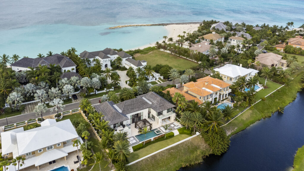 Aerial real estate photography