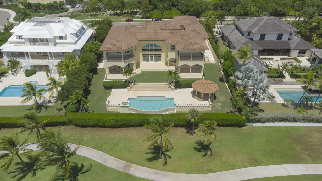 Aerial real estate photography