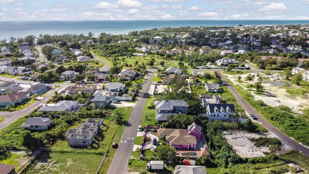 Aerial real estate photography